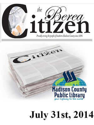 cover image of The Berea Citizen 2014 07/31